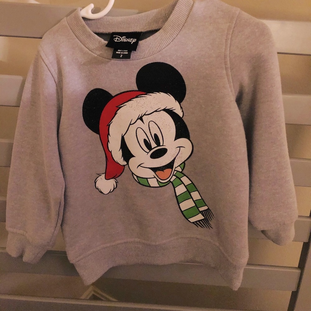 Disney Mickey Santa Christmas sweater